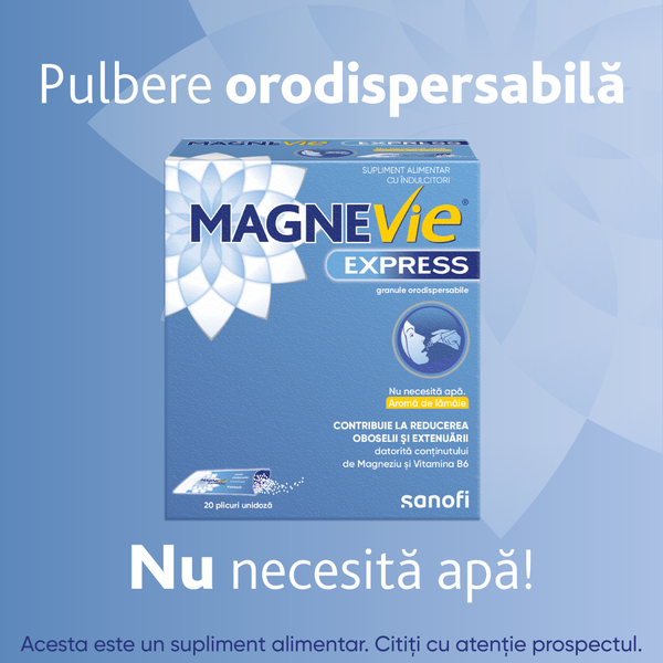 Poza produs MagneVie Express 150 mg, Sanofi | 20 plicuri
