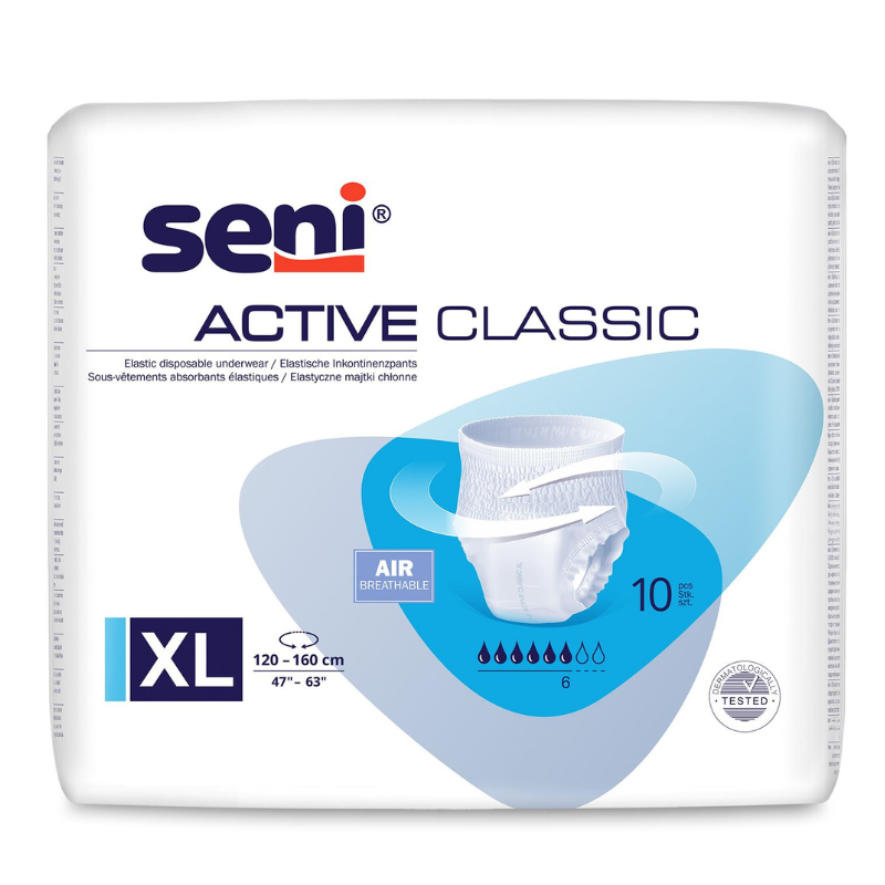 Poza produs Chilot elastic absorbant Active Classic, Extra Large, Seni | 10 bucati