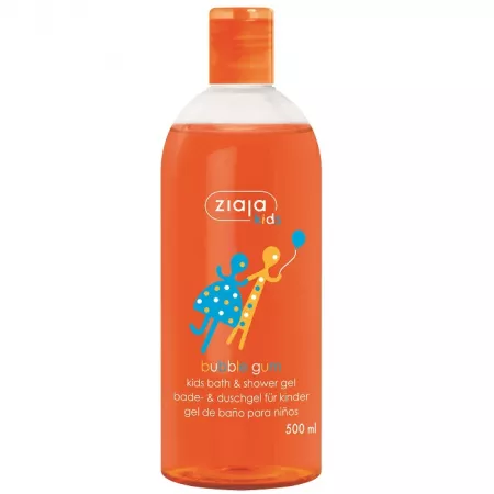 Poza produs Gel de dus cu aroma de guma pentru copii, Ziaja | 500 ml