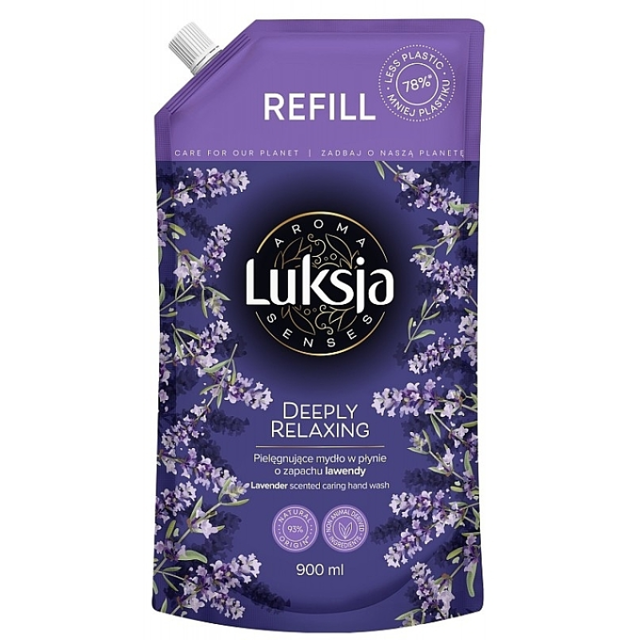 Poza produs Rezerva sapun lichid AROMA SENSES DEEPLY RELAXING Lavanda XXL, Luksja | 900 ML