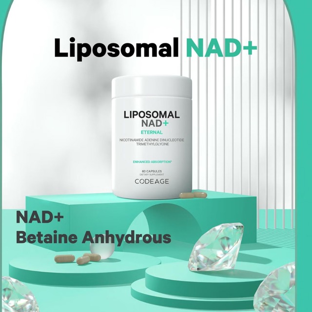 Poza produs GNC CODEAGE LIPOSOMAL NAD+ETERNAL 60CAPS 585138