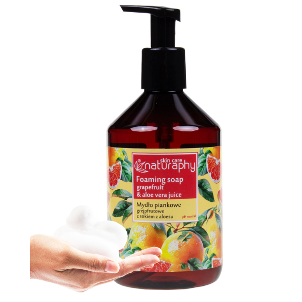 Poza produs Sapun-spuma Grapefruit si Glicerina Naturaphy, Blux | 500 ml