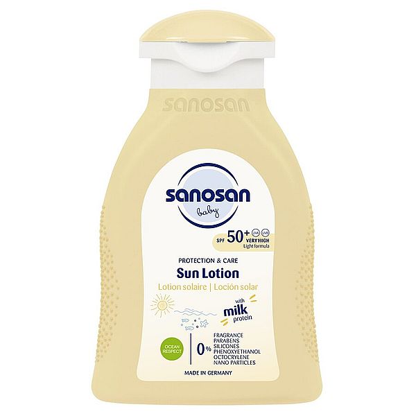 Lotiune pentru copii cu protectie solara SPF50+, Sanosan | 100 ml — poza produs 2/2