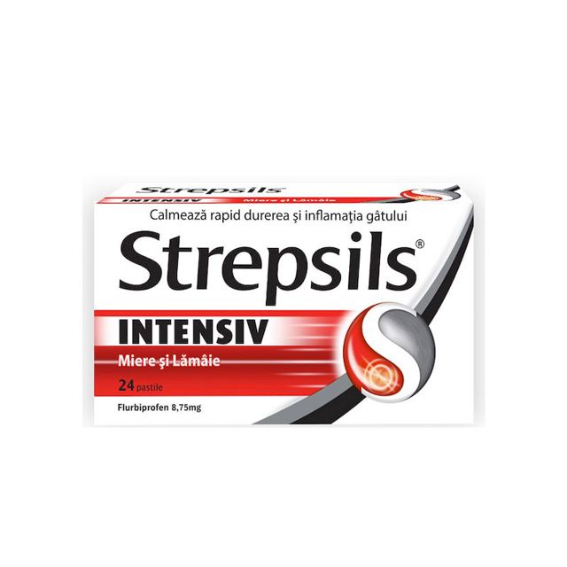 Poza produs Strepsils Intensiv Miere si Lamaie | 24 pastile