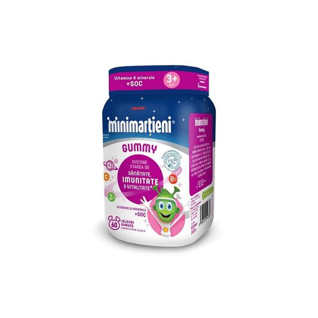 Poza produs Minimartieni Gummy cu soc, Walmark | 60 jeleuri