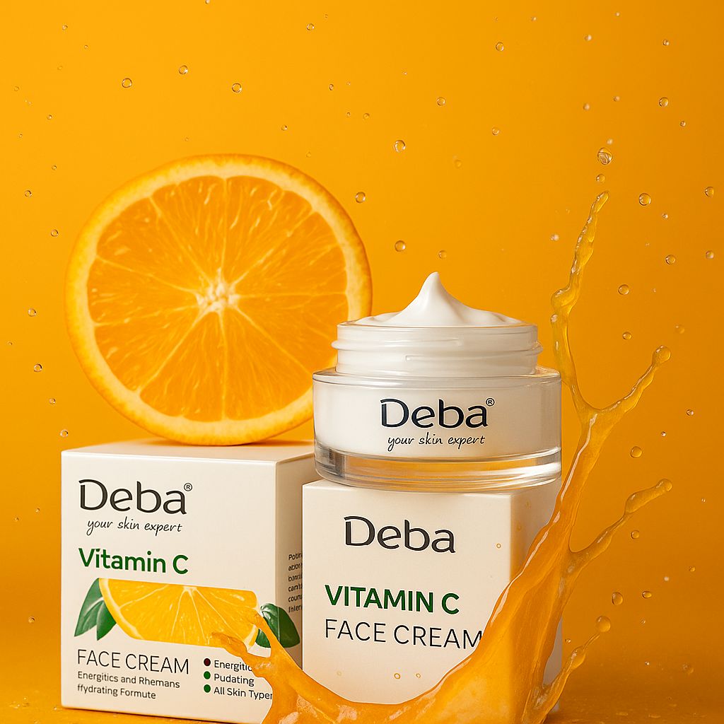 Poza produs Crema de fata cu vitamina C DEBA, Rubella | 50 ml