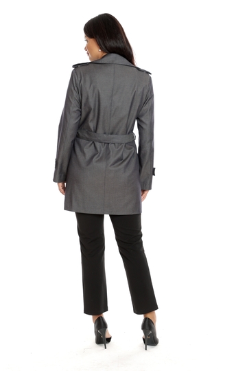 Poza produs Trenci dama DT22T07G gri inchis, Dress to Impress | marimea 36