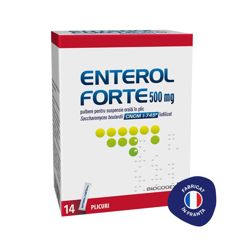 Enterol Forte 500 mg, Biocodex | 14 plicuri