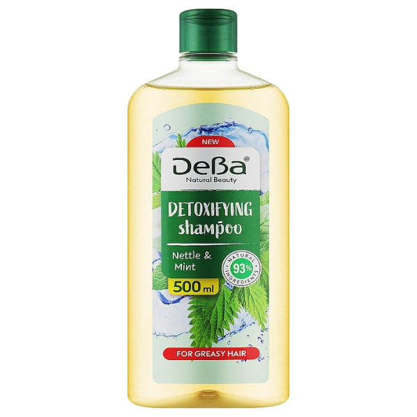 Poza produs Sampon detoxifiant pentru par gras DEBA NATURAL BEAUTY, Rubella | 500 ml