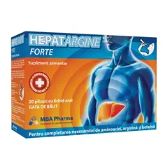 Hepatargine Forte, MBA Pharma | 20 plicuri