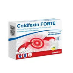 Coldfexin Forte 1000 mg/12,2 mg pulbere pentru solutie orala, Sandoz | 10 plicuri