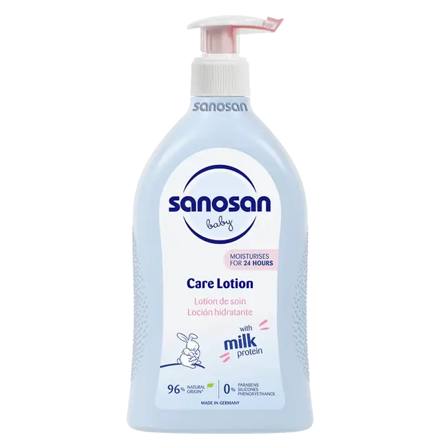 Poza produs Lotiune de ingrijire pentru bebelusi, Sanosan Baby | 500 ml