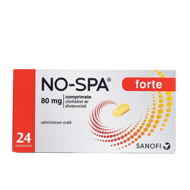 Poza produs NO-SPA forte 80 mg clorhidrat de drotaverina | Sanofi