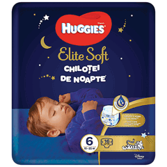 Huggies Elite Soft Pants chilotei de noapte nr.6, 15-25 kg | 22 bucati