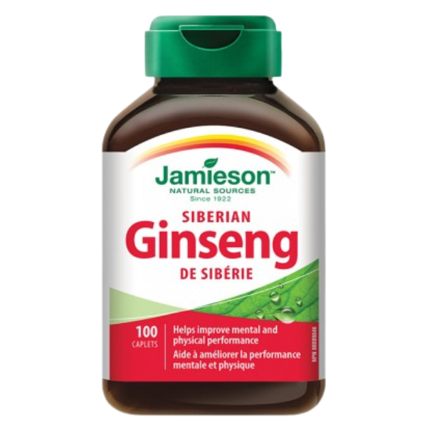 Poza produs Ginseng Siberian, Jamieson | 100 comprimate