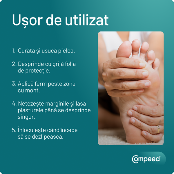 Poza produs Plasturi medii pentru monturi, Compeed | 5 buc