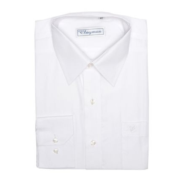Camasa barbati maneca scurta alb, Clayman | marimea 39