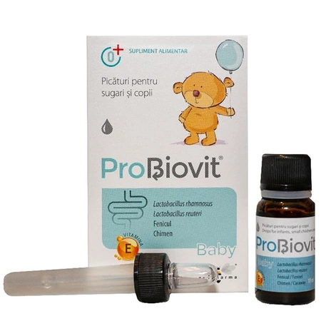 Picaturi cu probiotice pentru copii Probiovit Baby, Apipharma | 10 ml