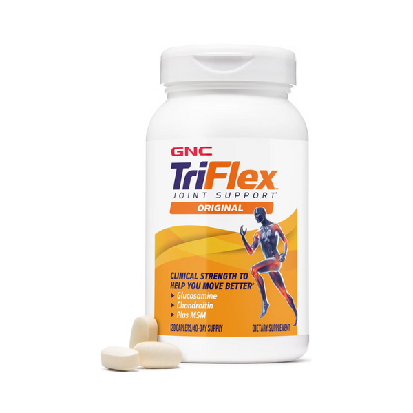GNC TriFlex, Glucozamina, MSM si Condroitina pentru Articulatii Sanatoase,  General Nutrition Corp | 120 tb