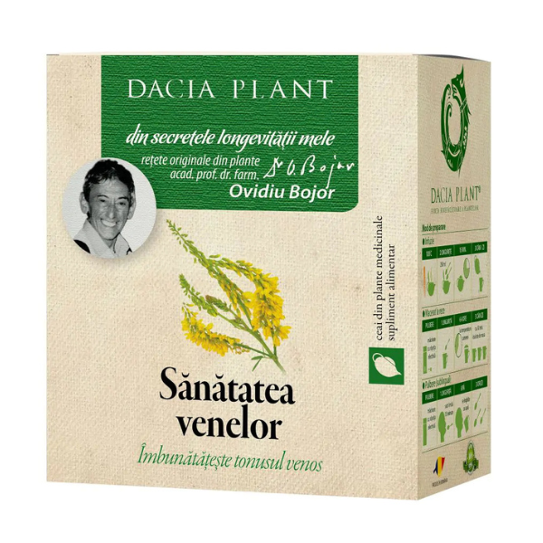 Ceai Sanatatea Venelor, Dacia Plant | 50 g