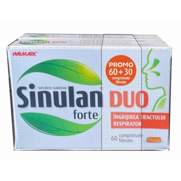 Sinulan Forte Duo, Walmark | 60 + 30 comprimate