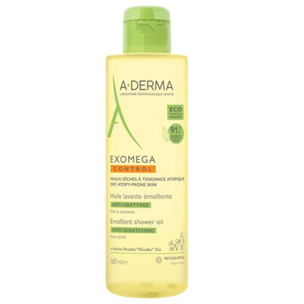 A-Derma Exomega Control Ulei de dus | 500 ml