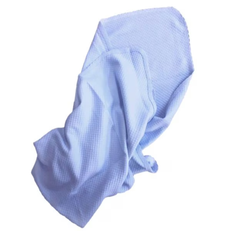 Paturica tricot brodata pentru bebelusi STAR BEAR bleu, Perpetuum | 70x90 cm