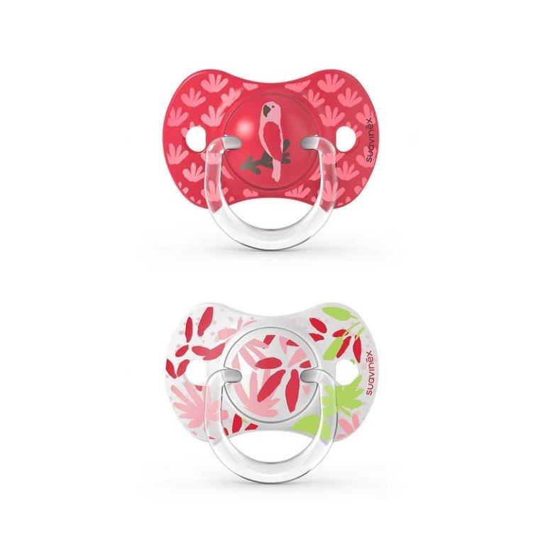 Set suzete fiziologice din silicon SX Pro 6-18 luni, Jungle, Suavinex | 2 bucati