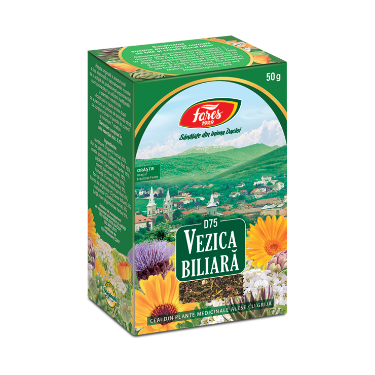 Ceai Vezica Biliara, Fares | 50 g