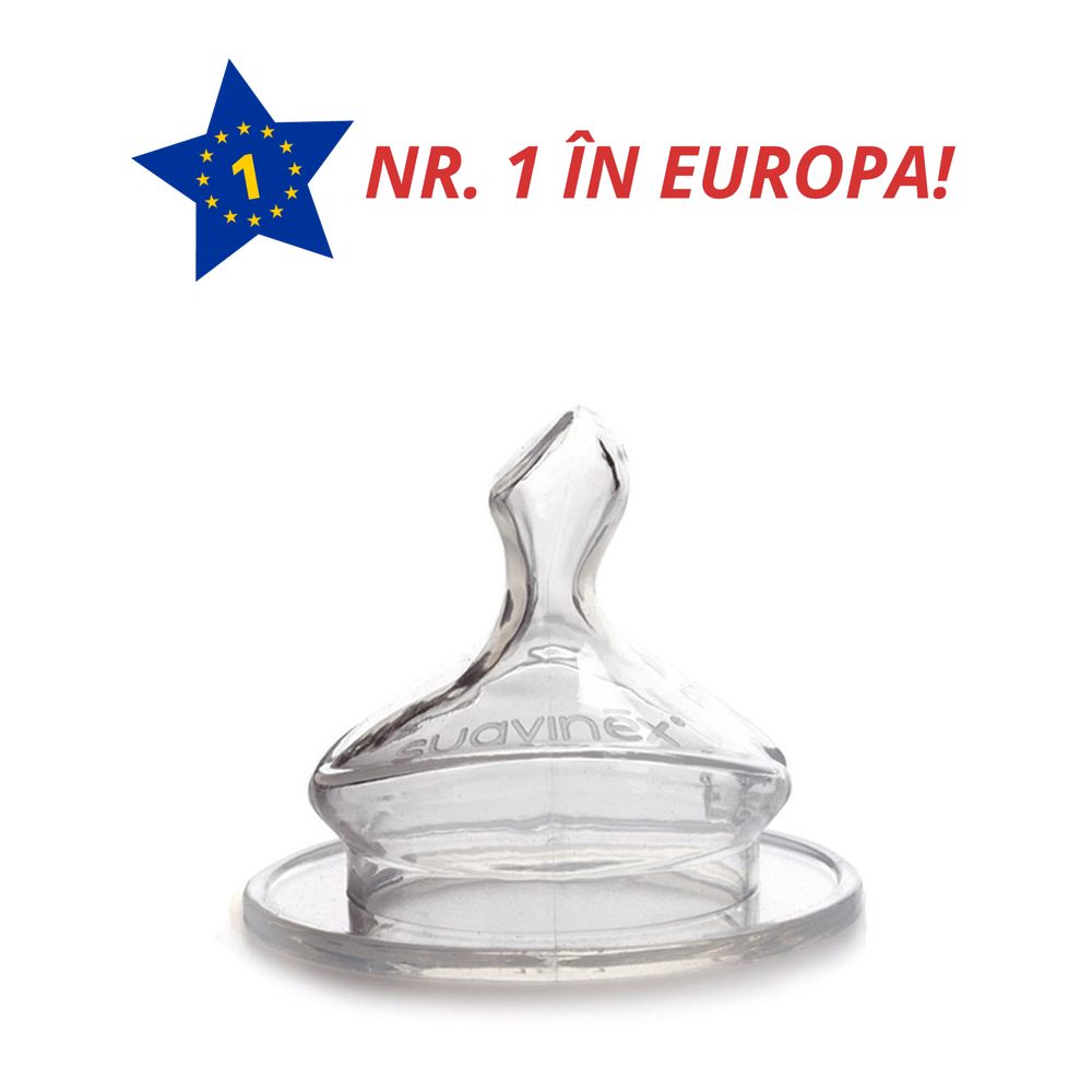 TETINA SILICON ORTODONTICA FLUX MEDIU 2BUC 0-6L 014854 3800146 193716