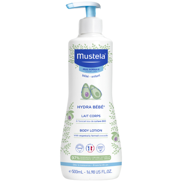 Lotiune de Corp Hydra Bebe cu Avocado Organic, Mustela | 500 ml