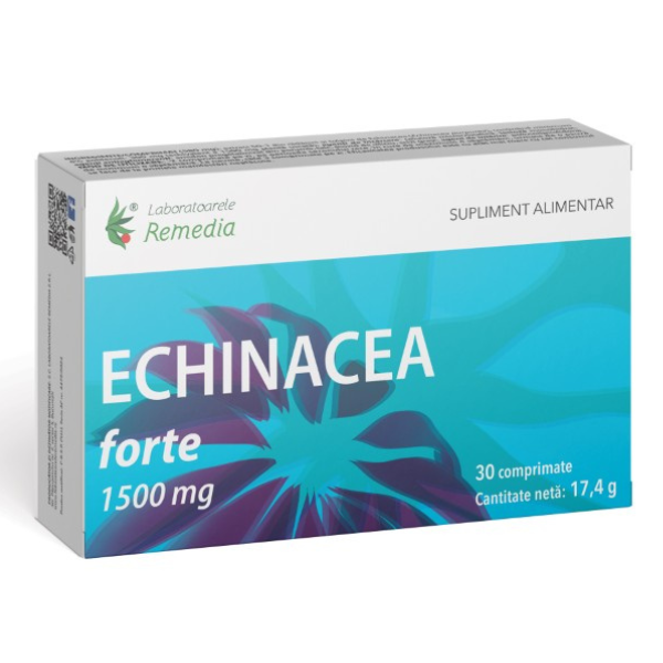 Echinacea Forte 1500 mg, Remedia | 30 comprimate