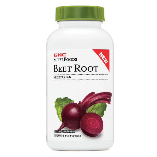 Radacina de sfecla rosie Beet Root, GNC | 90 capsule
