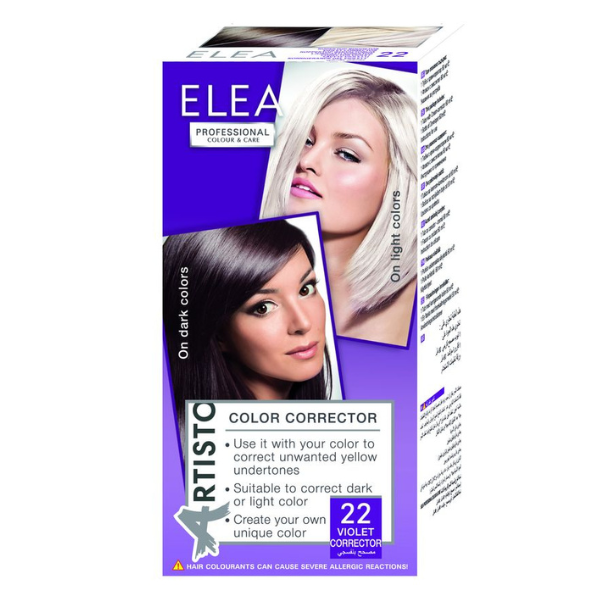 Corector de culoare 22 - Violet Artisto, Elea Professional | 120 mlorector de culoare | 22 Violet
