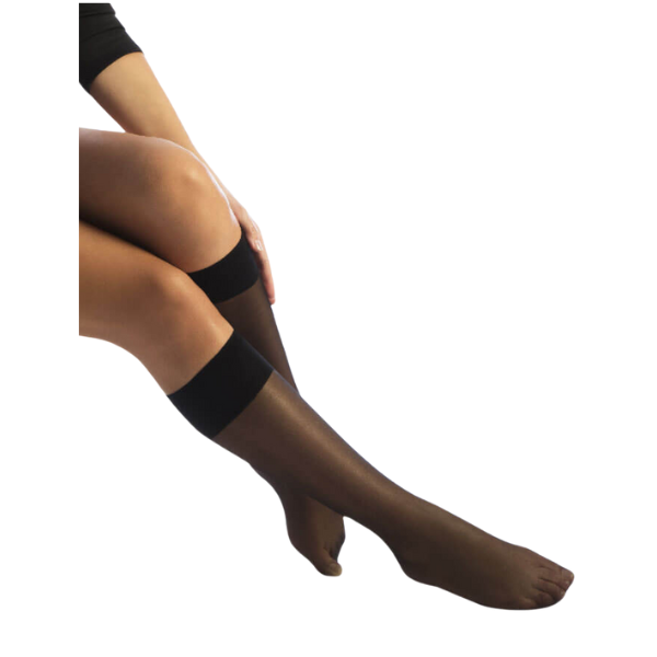 Sosete dama 3/4 JOY 20 DEN negru, Calze BC