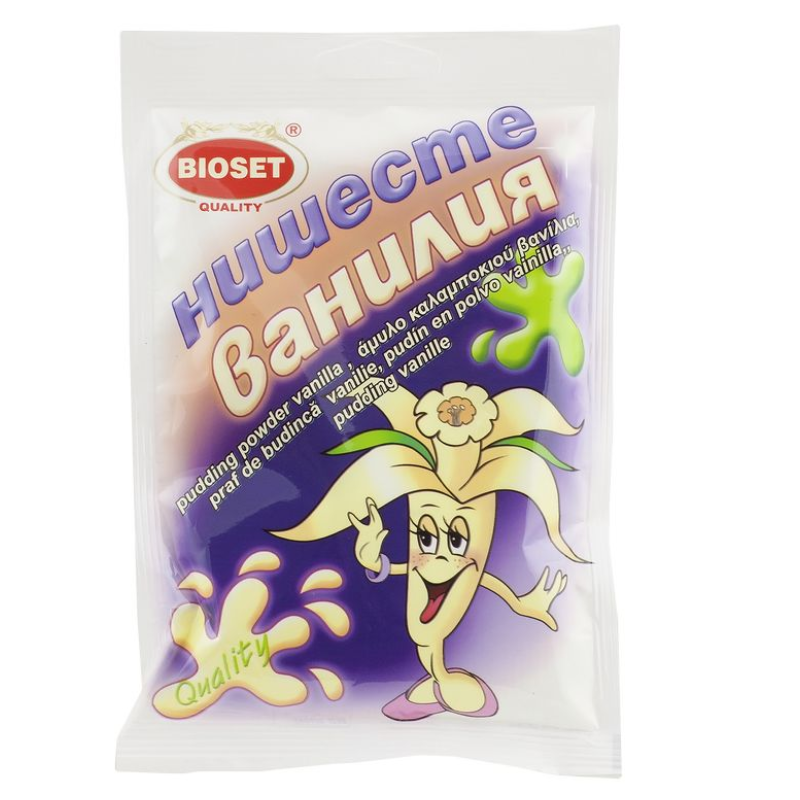 Budinca Vanilie, Bioset | 1 plic x 60 g