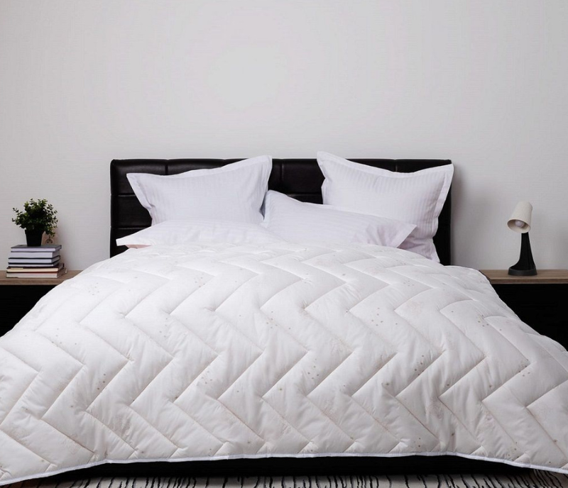 Pilota de lana 2 persoane alb, 200x215 cm, Ralex | 1 buc