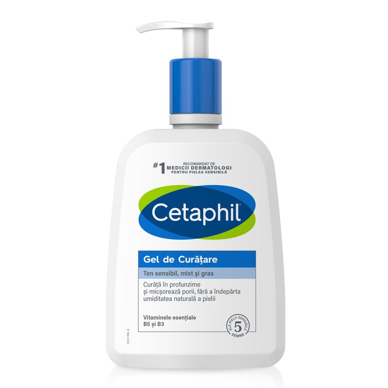 Gel de curatare pentru fata cu tenul normal sau gras Cetaphil, Galderma | 236 ml