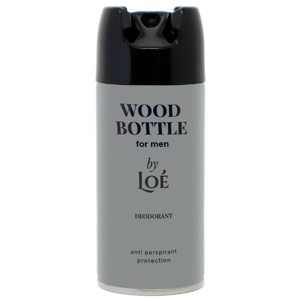 Deodorant antiperspirant pentru barbati L Oe Wood Bottle, Arom | 150 ml
