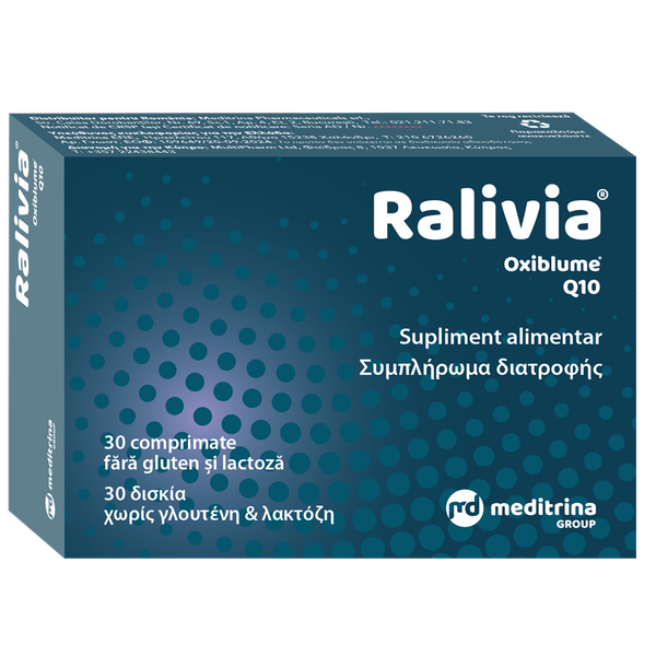 Ralivia Oxiblume + COQ10, Meditrina | 30 comprimate