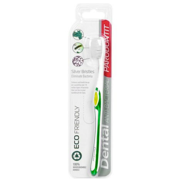 Periuta de dinti Dental Eco Friendly Anti-Parodontoza - verde, Rubella