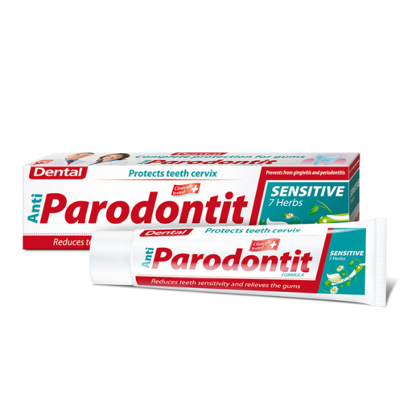 Pasta de dinti Anti Parodontit Sensitive 7 Herbes, Rubella | 100 ml