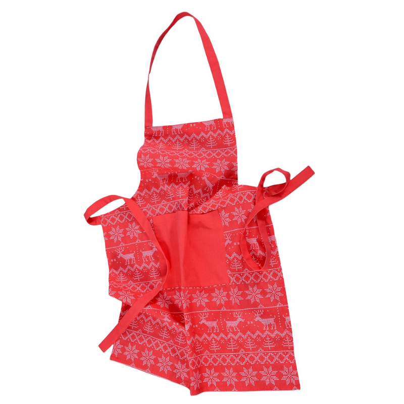 Sort bucatarie XMAS Rosu, Perpetuum | 60x80 cm