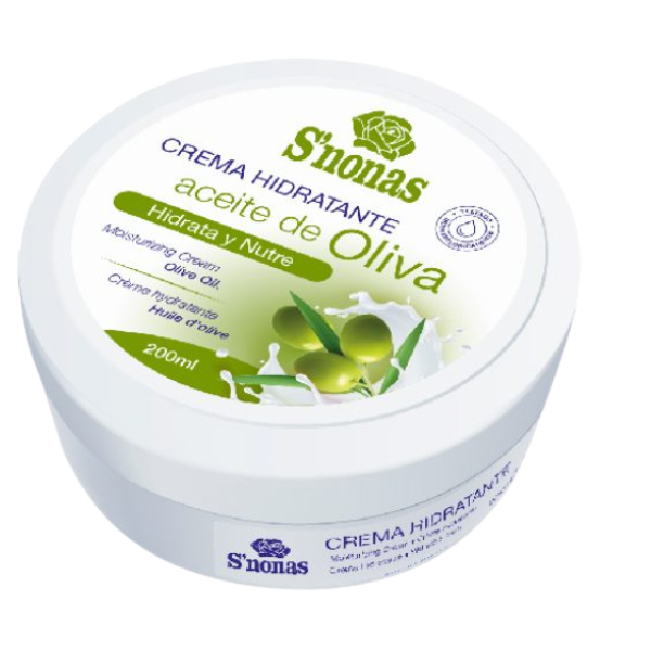 Crema hidratanta si nutritiva pentru piele uscata SNonas, Arom | 200 ml