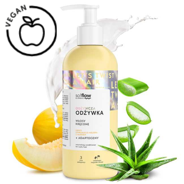 Balsam So!Flow pentru par odulat, Green Pharmacy | 400 ml