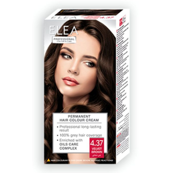 Vopsea de par 4.37 - Saten Catifelat, Elea Professional | 123 ml