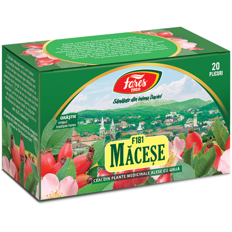 Macese, F181, ceai la plic, Fares | 20 plicuri