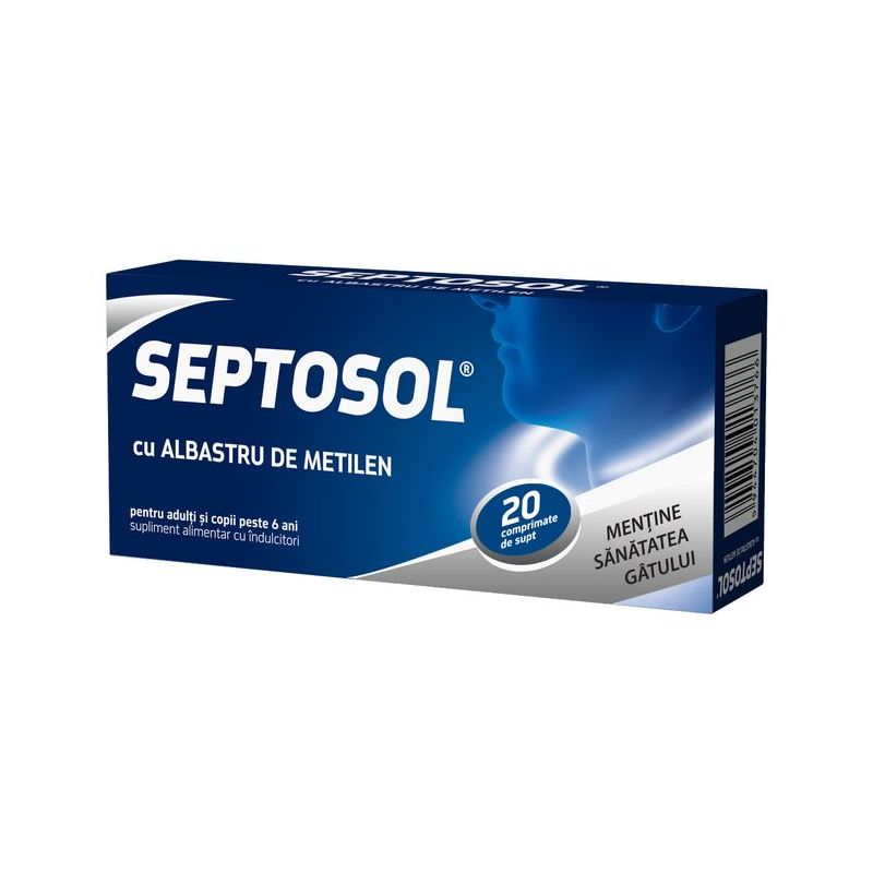 Septosol cu albastru de metilen | 20 de comprimate