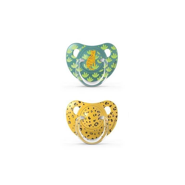 Set suzete anatomice din silicon +18 luni, Jungle, Suavinex | 2 bucati