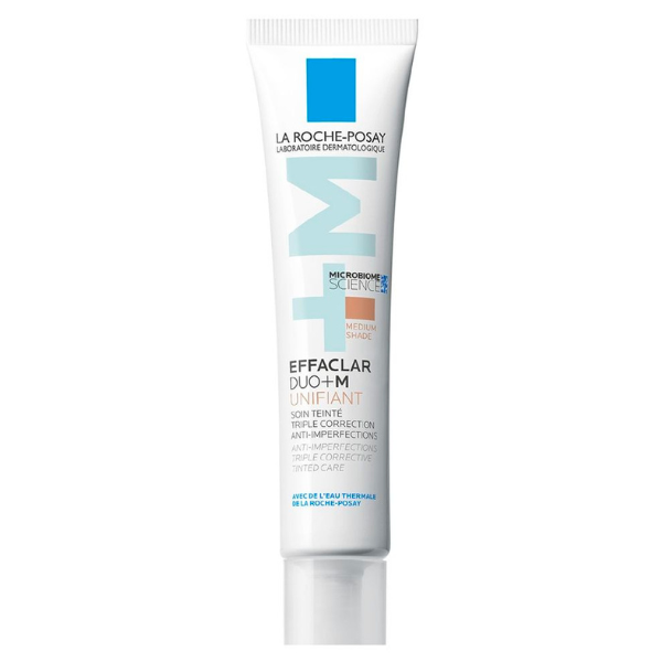 Gel-crema anti-imperfectiuni cu pigment, nuanta Medium, Effaclar Duo+M, La Roche Posay | 40 ml